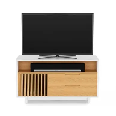 BDI Vertica 8556 Satin white & white Oak